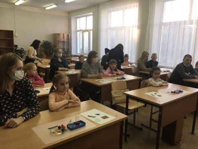 Занятие с будущими первоклассниками 